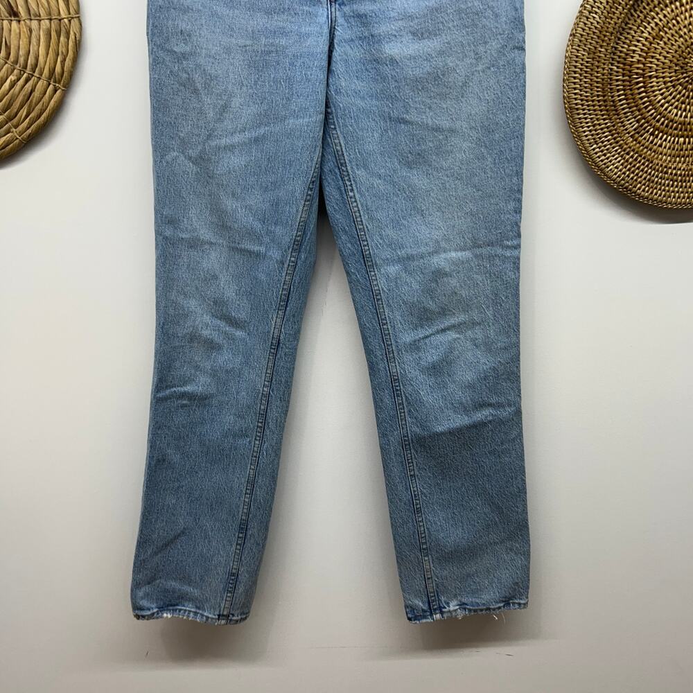 Abercrombie Curve Love 90s Straight Ultra High Rise Jeans 27/4 Slit High Waist - Picture 4 of 6